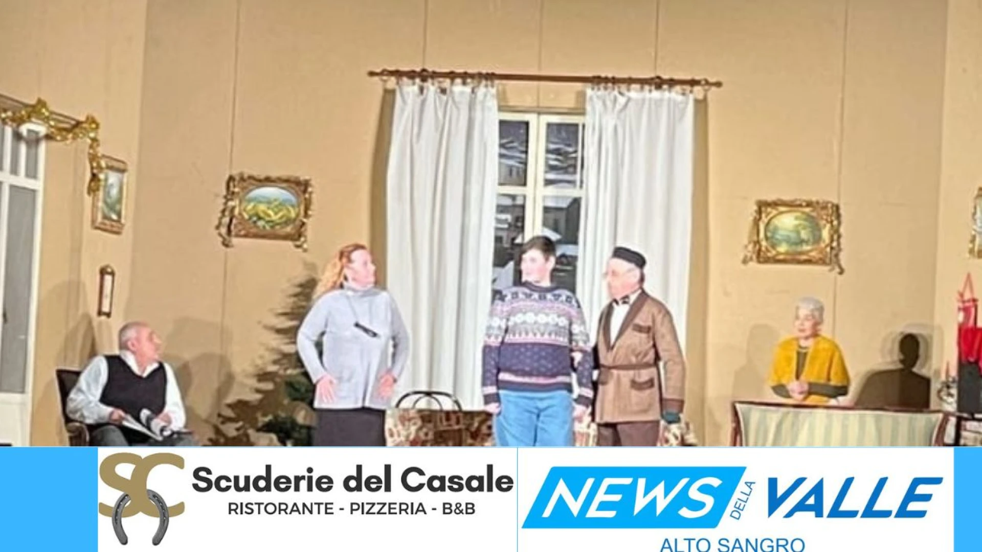 Castel Di Sangro: al Teatro Tosti in scena “Parenti Serpenti”. Lo spettacolo scritto da Carmine Amoroso ha riscosso un notevole successo di pubblico.